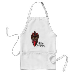 Krampus fröhliche Weihnachten Schürze