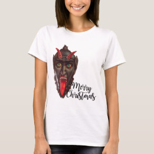 Krampus fröhliche Weihnachten T-Shirt