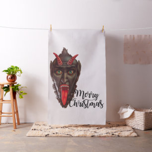 Krampus fröhliche Weihnachtsstoffe Stoff