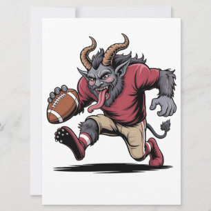 Krampus Fußball Weihnachtsfeier Weihnachten Fitnes