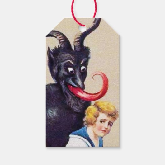 Krampus Geschenkanhänger (Vorderseite)