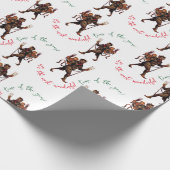 Krampus Geschenkpapier (Ecke)