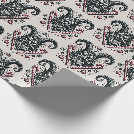 Krampus Geschenkpapier (Ecke)