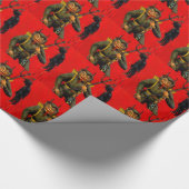 Krampus Geschenkpapier (Ecke)