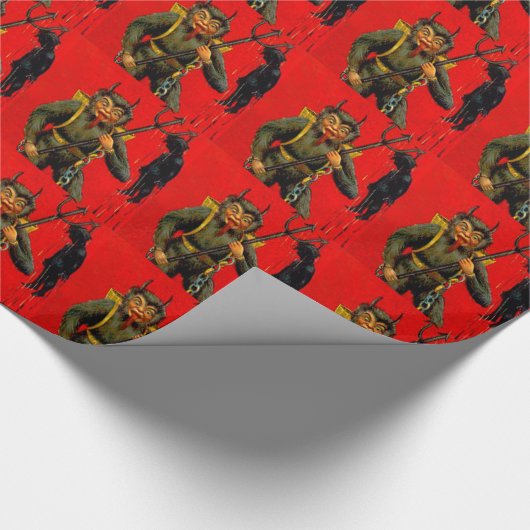 Krampus Geschenkpapier (Ecke)