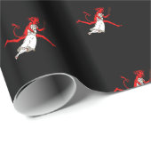 Krampus-Geschenkpapier Geschenkpapier (Rolleneckpunkt)