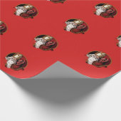 Krampus-Geschenkpapier Geschenkpapier (Ecke)