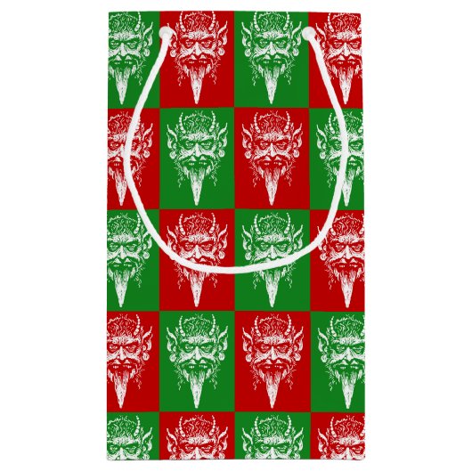 Krampus Geschenktasche Kleine Geschenktüte (Rückseite)