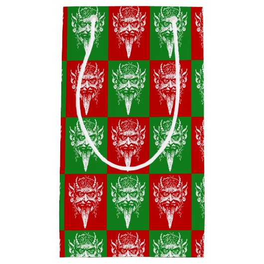 Krampus Geschenktasche Kleine Geschenktüte (Vorderseite)