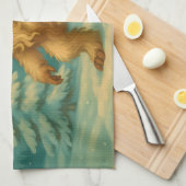 Krampus Geschirrtuch (Viertel Falte)