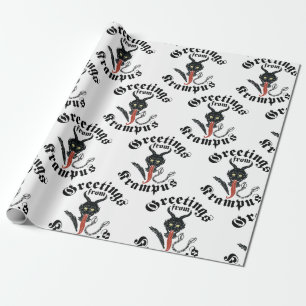 Krampus Greetings Geschenkpapier