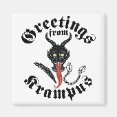 Krampus Greetings Magnet (Vorne)
