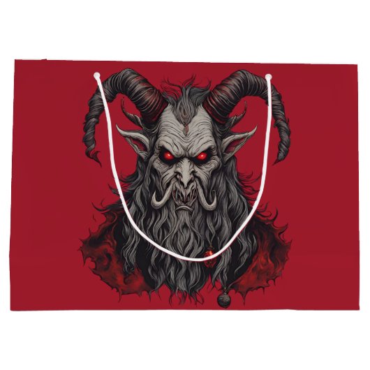 Krampus Große Geschenktüte (Rückseite)