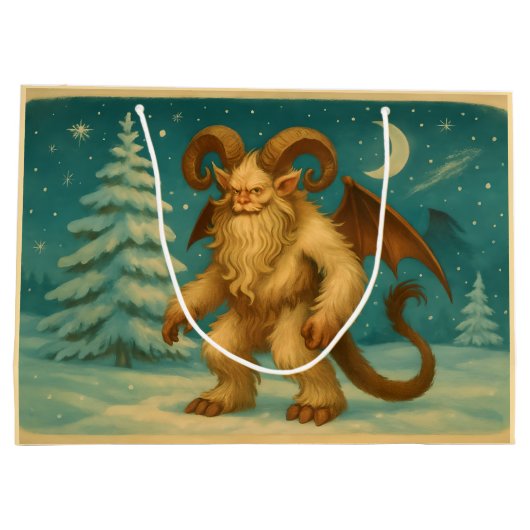Krampus Große Geschenktüte (Rückseite)