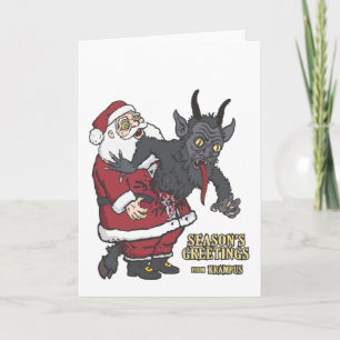 Krampus Grußkarten Feiertagskarte