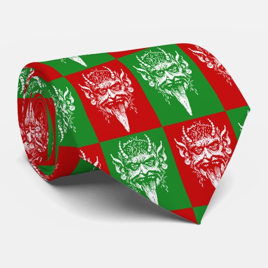 Krampus HauptKrawatte Krawatte (Gerollt)