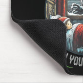 Krampus He Sees You When You're Sleeng Horror Chri Mousepad (Ecke)