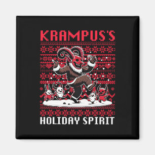 Krampus Holiday Spirit Design Weihnachtssaison Evi Magnet
