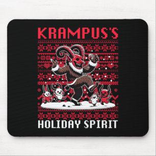 Krampus Holiday Spirit Design Weihnachtssaison Evi Mousepad