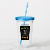 Krampus-Horror Acryltrinkbecher (Rückseite)
