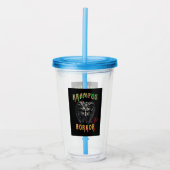 Krampus-Horror Acryltrinkbecher (Vorderseite)