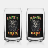 Krampus-Horror Dosenglas (Vorderseite)