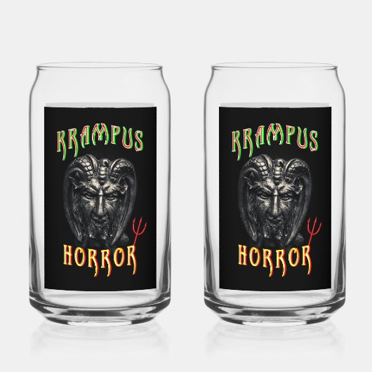 Krampus-Horror Dosenglas (Rückseite)