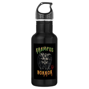 Krampus-Horror Edelstahlflasche