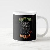 Krampus-Horror Jumbo-Tasse (Rechts)