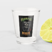 Krampus-Horror Schnapsglas (Vorderseite)