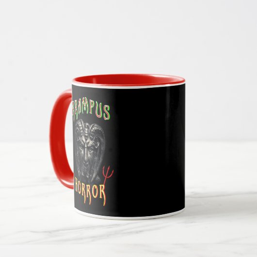 Krampus-Horror Tasse (Vorderseite Links)
