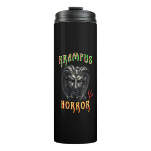 Krampus-Horror Thermosbecher
