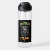 Krampus-Horror Trinkflasche (Rückseite)
