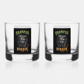 Krampus-Horror Whiskyglas (Rückseite)