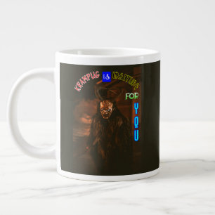 Krampus ist für Sie Gewartet Dezember Krampusnacht Jumbo-Tasse