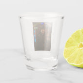 Krampus ist für Sie Gewartet Dezember Krampusnacht Schnapsglas (Rückseite)