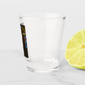 Krampus ist für Sie Gewartet Dezember Krampusnacht Schnapsglas (Rechts)