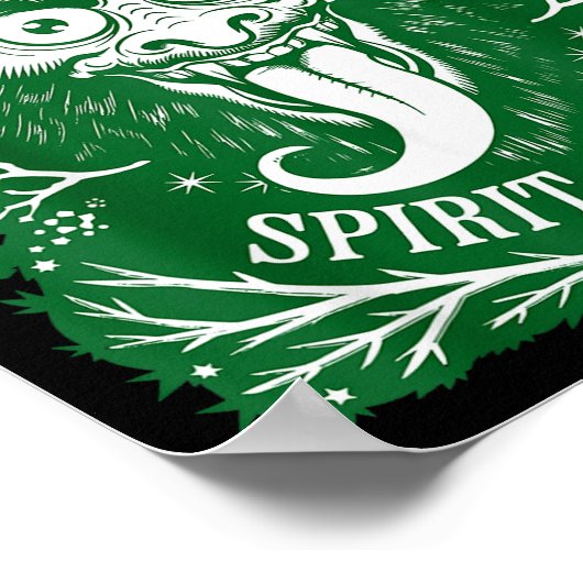 Krampus Ist Mein Srit-Tier Deutsche Folklore Für K Poster (Ecke)