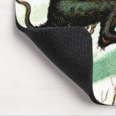 Krampus jagen schlechten Kindern Winterschnee Mousepad (Ecke)