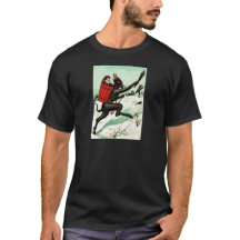 Krampus jagen schlechten Kindern Winterschnee