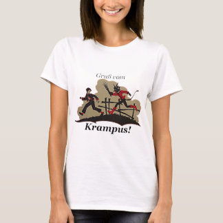 Krampus jagt Kind T-Shirt