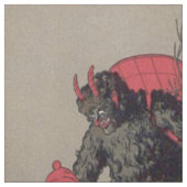 Krampus jagt Kinder Rute Stoff (Muster)