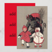 Krampus jagt Kinder Schalter (Vorne/Hinten)