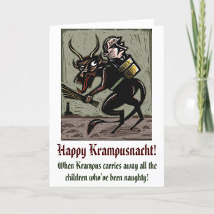 Krampus-Karte - Putin Edition Feiertagskarte