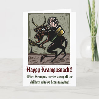 Krampus-Karte - Putin Edition Feiertagskarte