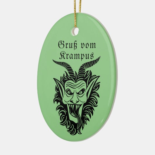 Krampus Keramik Ornament (Links)