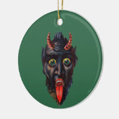 Krampus Keramik Ornament (Links)