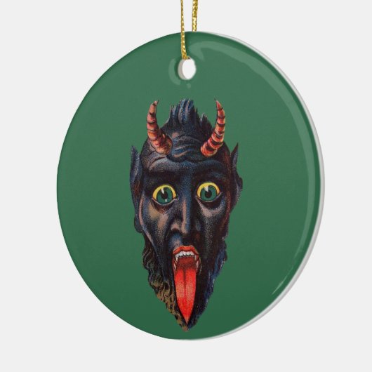 Krampus Keramik Ornament (Links)