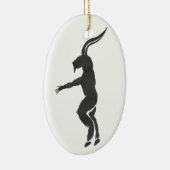 Krampus Keramik Ornament (Rechts)