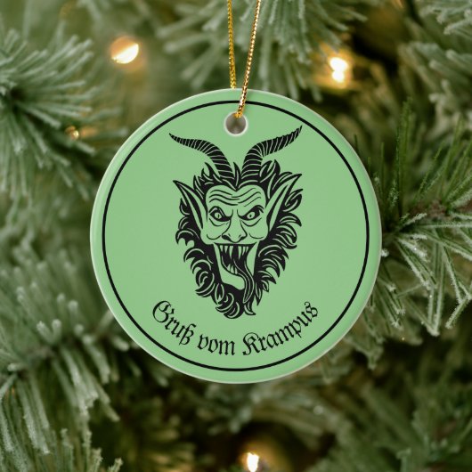 Krampus Keramik Ornament (Baum)